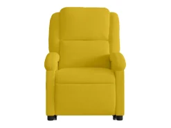 Poltrona*vidaxl Poltrona reclinável elevatória veludo Amarelo