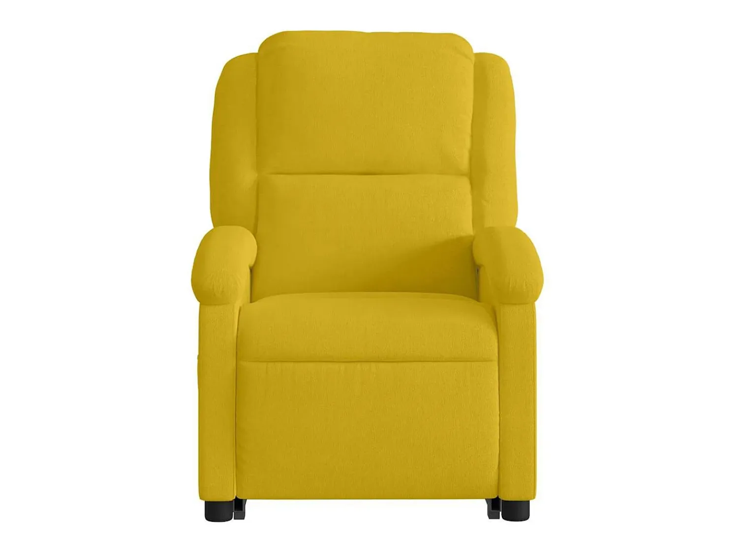 Poltrona*vidaxl Poltrona reclinável elevatória veludo Amarelo