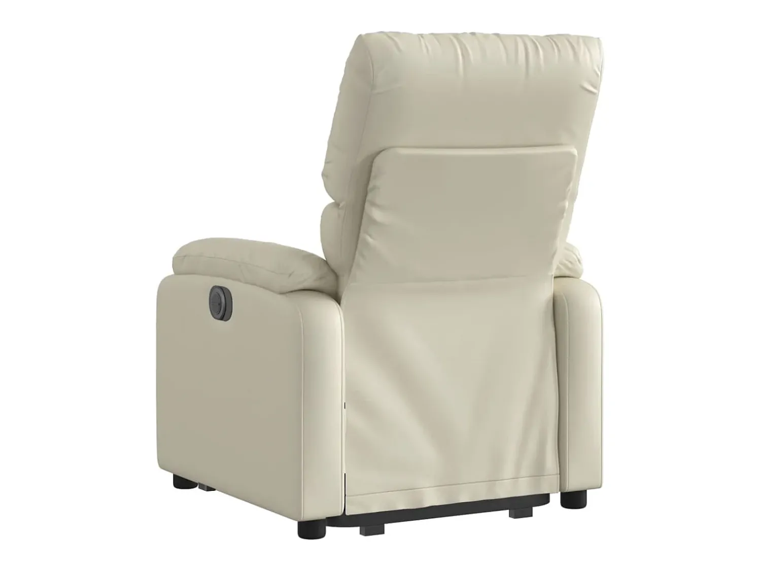 Poltrona| Poltrona reclinável elevatória couro artificial cor PT153798 Creme