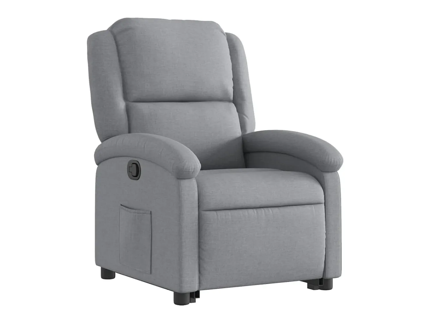 Outlet Poltrona reclinável elevatória tecido cinzento-claro PT526266 Cinzento claro