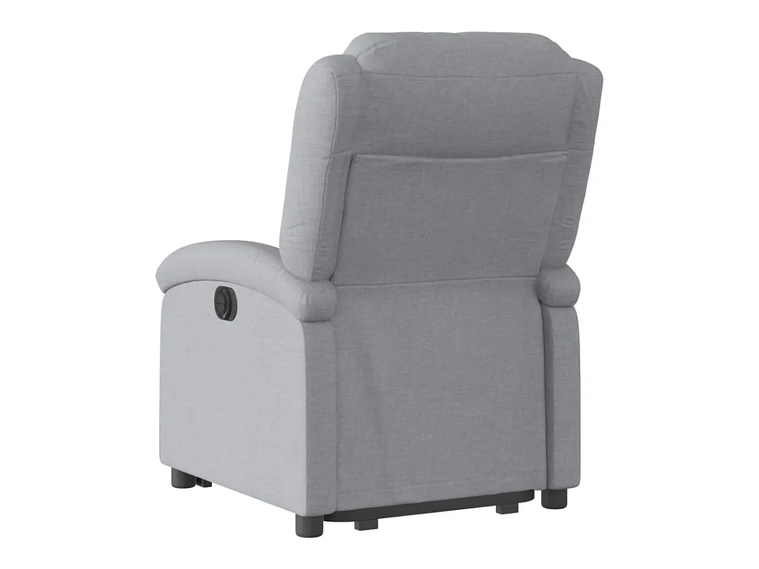 Outlet Poltrona reclinável elevatória tecido cinzento-claro PT526266 Cinzento claro