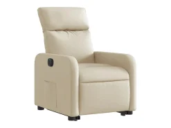 Poltrona| Poltrona reclinável elevatória elétrica tecido cor PT156294 Creme