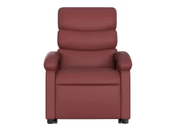 Poltrona|vidaxl Poltrona reclinável elevatória couro artificial tinto Vermelho