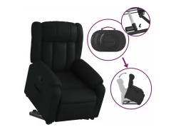 Poltrona* Poltrona reclinável elevatória couro artificial PT907862 Preto