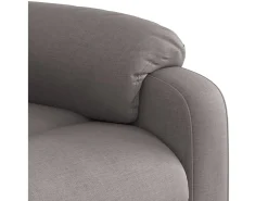 Poltrona|vidaxl Poltrona reclinável elevatória elétrica cinza-acastanhado Taupe