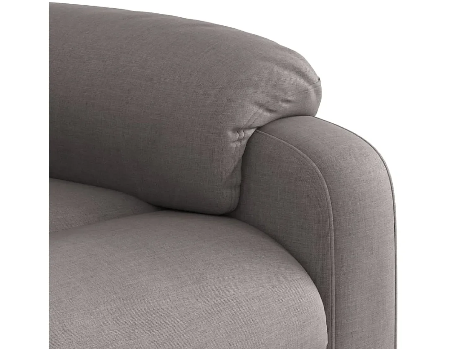 Poltrona|vidaxl Poltrona reclinável elevatória elétrica cinza-acastanhado Taupe