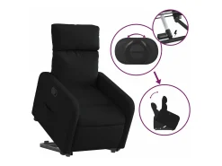 Discount Poltrona reclinável elevatória tecido PT859761 Preto