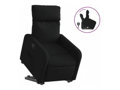 Discount Poltrona reclinável elevatória tecido PT859761 Preto