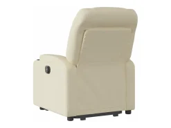 Hot Poltrona reclinável elevatória elétrica tecido cor PT993609 Creme