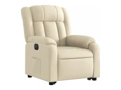 Poltrona| Poltrona reclinável elevatória elétrica tecido cor PT531777 Creme
