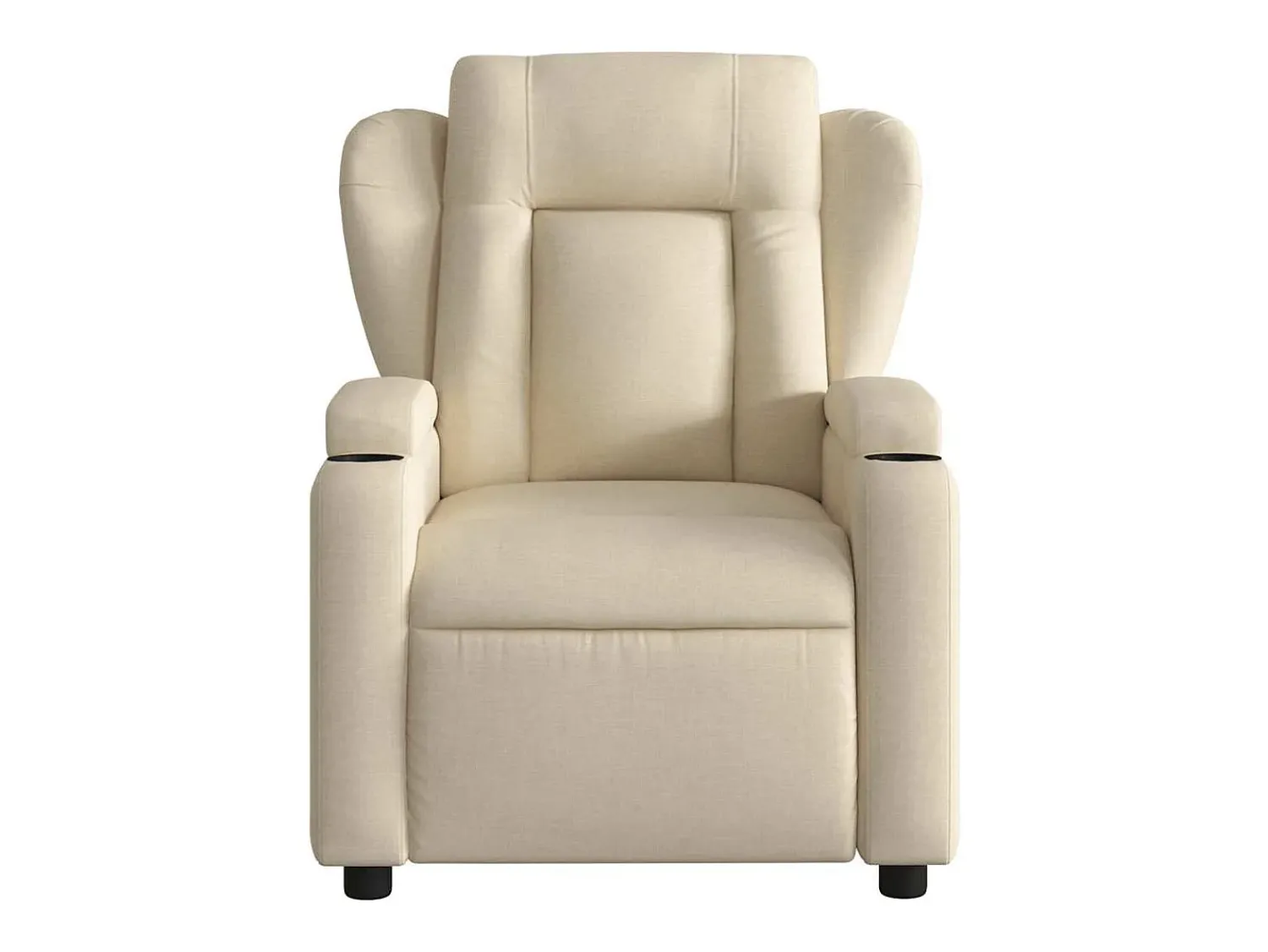 Poltrona|vidaxl Poltrona reclinável elétrica tecido cor Creme