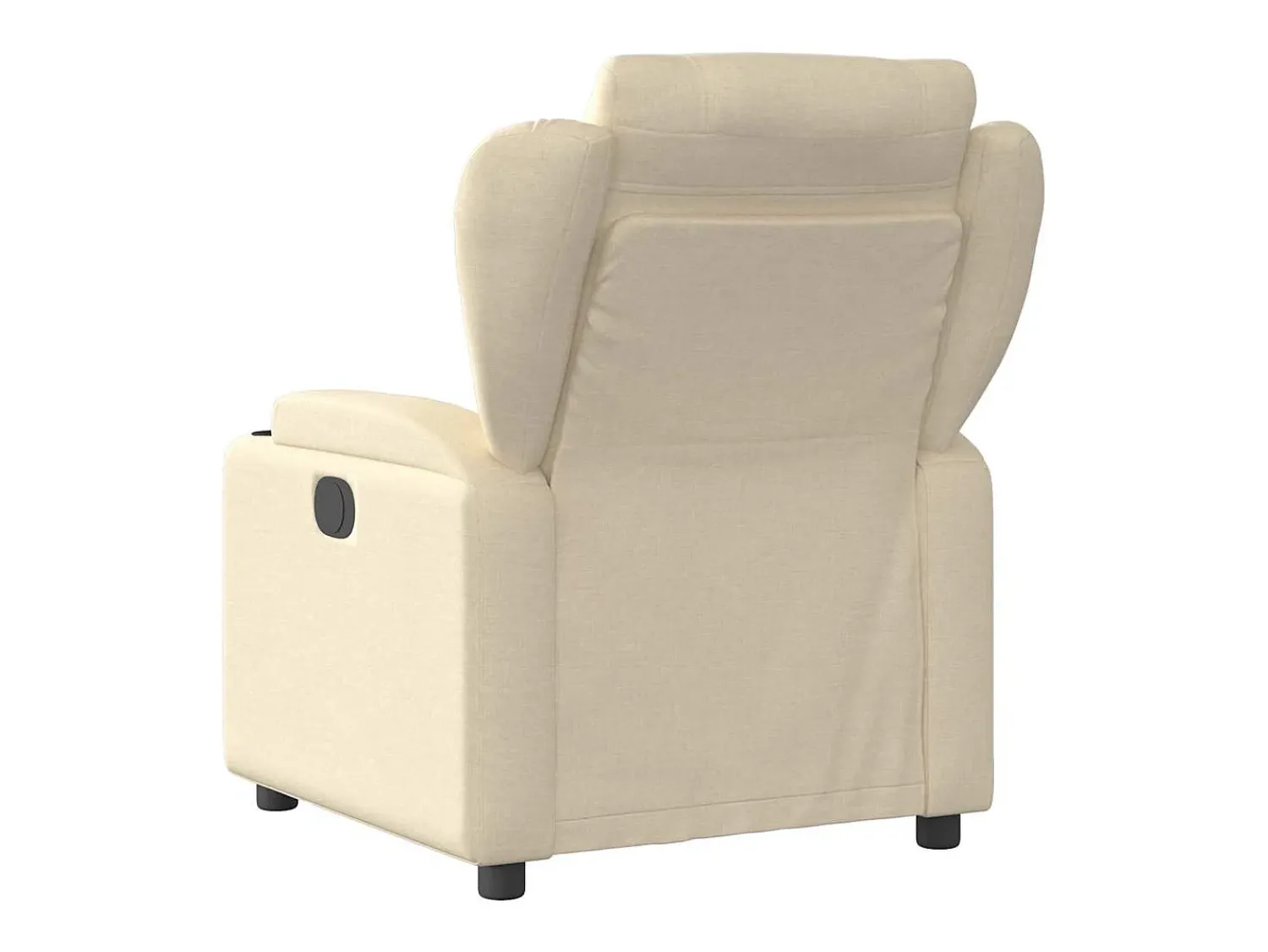 Poltrona|vidaxl Poltrona reclinável elétrica tecido cor Creme
