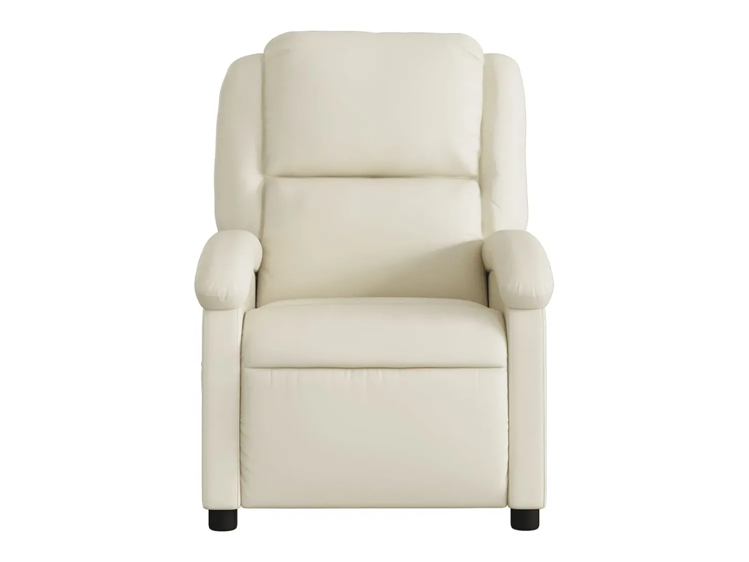 Sale vidaxl Poltrona reclinável elétrica couro artificial cor Creme