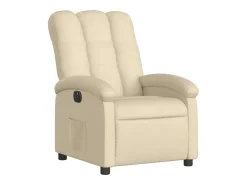 Poltrona| Poltrona reclinável elétrica tecido cor PT541208 Creme