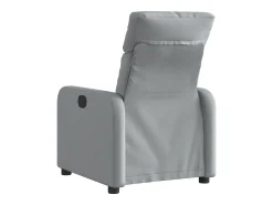Sale Poltrona reclinável elétrica tecido cinzento-claro PT287423 Cinzento claro