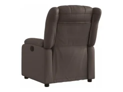 Poltrona* Poltrona reclinável elétrica couro artificial PT845635 Castanho