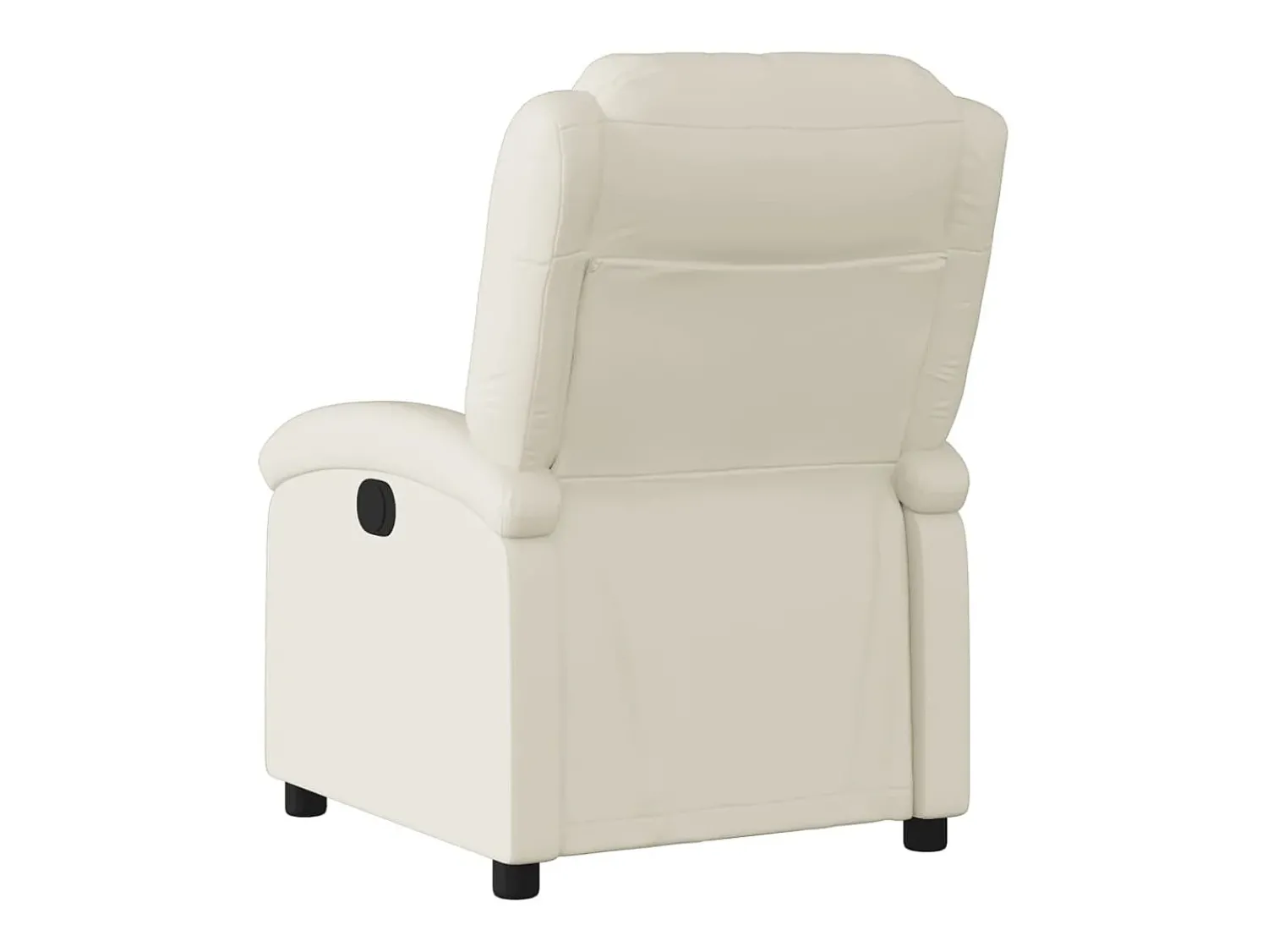 Poltrona reclinável elétrica couro artificial cor PT283330^ Poltrona