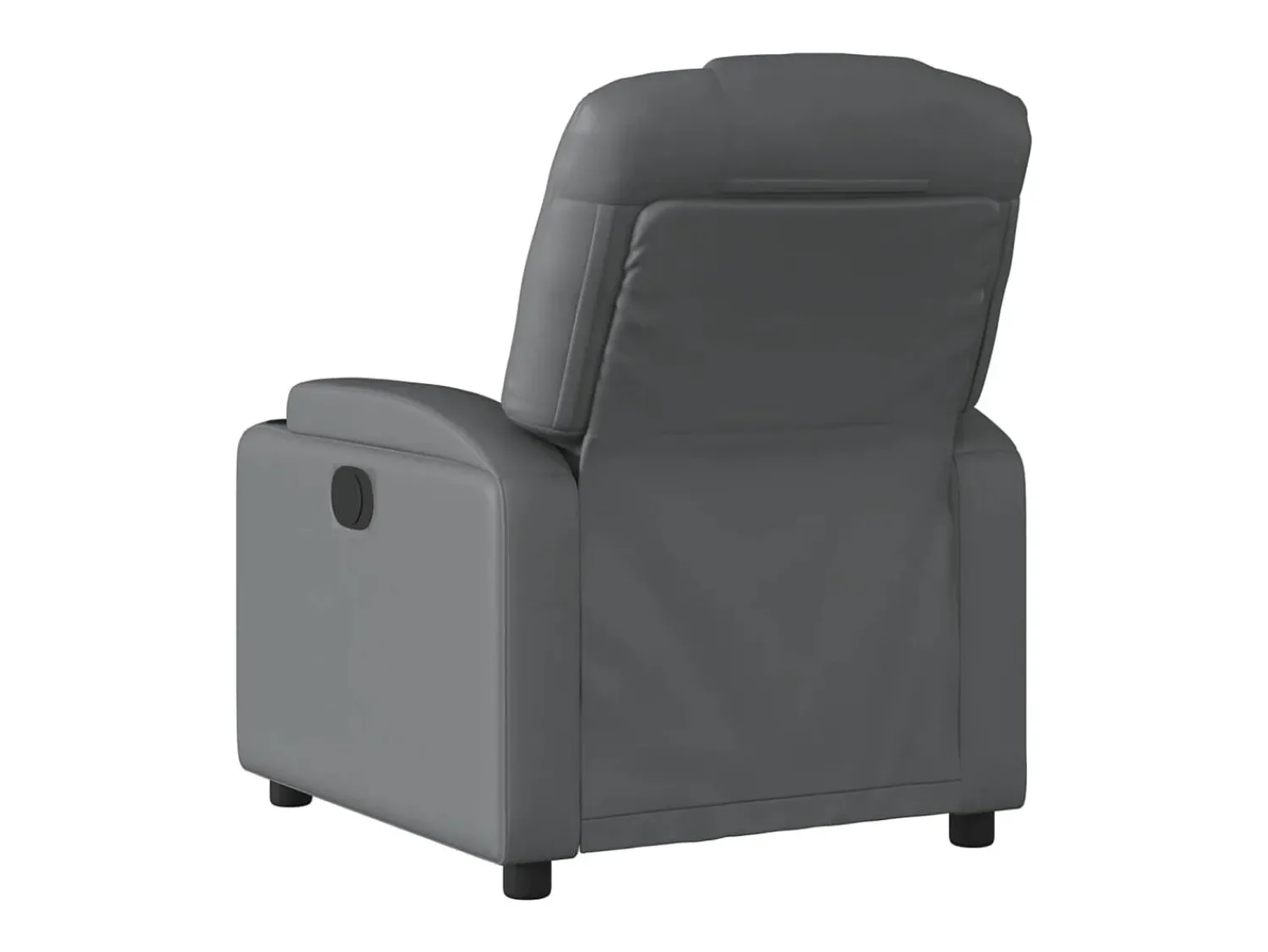 Poltrona* Poltrona reclinável elétrica couro artificial PT651860 Cinzento