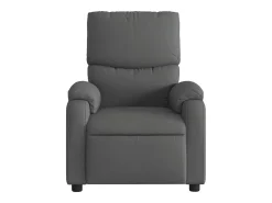 Poltrona*vidaxl Poltrona reclinável elétrica tecido -escuro Cinzento