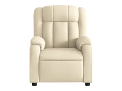 Poltrona|vidaxl Poltrona reclinável elétrica tecido cor Creme