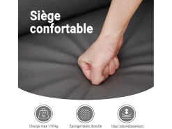 Poltrona*vidaxl Poltrona reclinável elétrica couro artificial Castanho