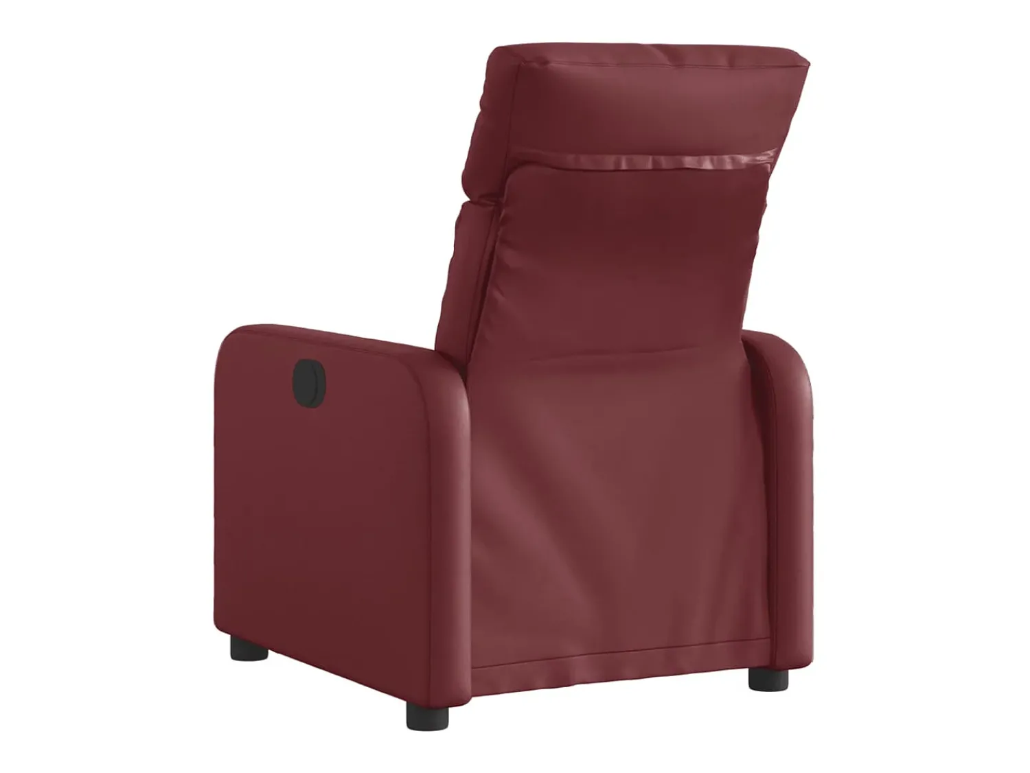 Discount Poltrona reclinável elétrica couro artificial tinto PT402905 Vermelho