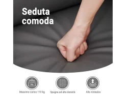 vidaxl Poltrona reclinável elétrica couro artificial cor^ Poltrona