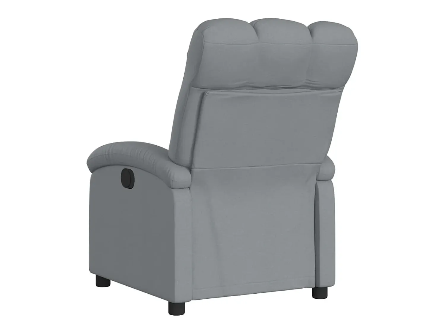 New Poltrona reclinável elétrica tecido cinzento-claro PT505859 Cinzento claro