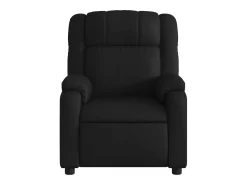 Hot vidaxl Poltrona reclinável elétrica couro artificial Preto