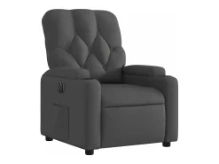Poltrona| Poltrona reclinável elétrica tecido -escuro PT512726 Cinzento
