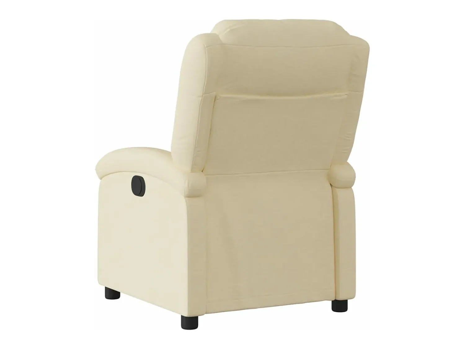 Poltrona|vidaxl Poltrona reclinável elétrica tecido cor Creme