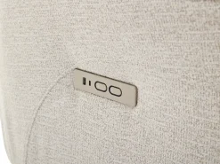 Hot Vente-unique Poltrona reclinável elétrica de tecido texturizado TASEMO Bege