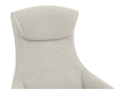 Hot Vente-unique Poltrona reclinável elétrica de tecido texturizado TASEMO Bege