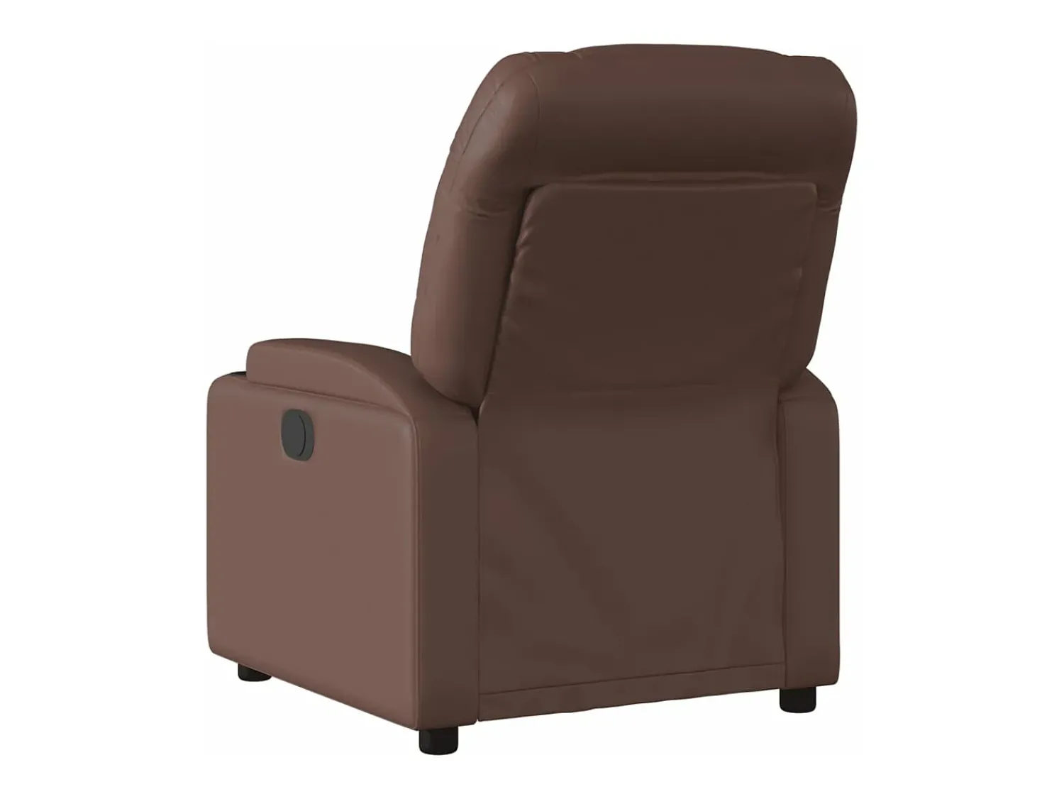 Discount Poltrona reclinável elétrica couro artificial PT773542 Castanho