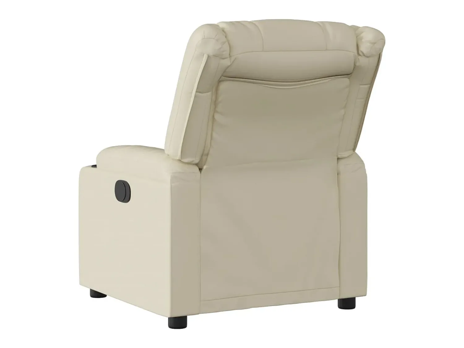 Poltrona reclinável elétrica couro artificial cor PT533939^ Poltrona