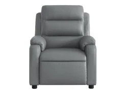 Poltrona|vidaxl Poltrona reclinável elétrica couro artificial Cinzento