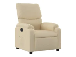 Poltrona reclinável elétrica tecido cor PT570062^ Poltrona