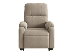 Poltrona*vidaxl Poltrona reclinável elétrica microfibra cinzento-acastanhado Taupe