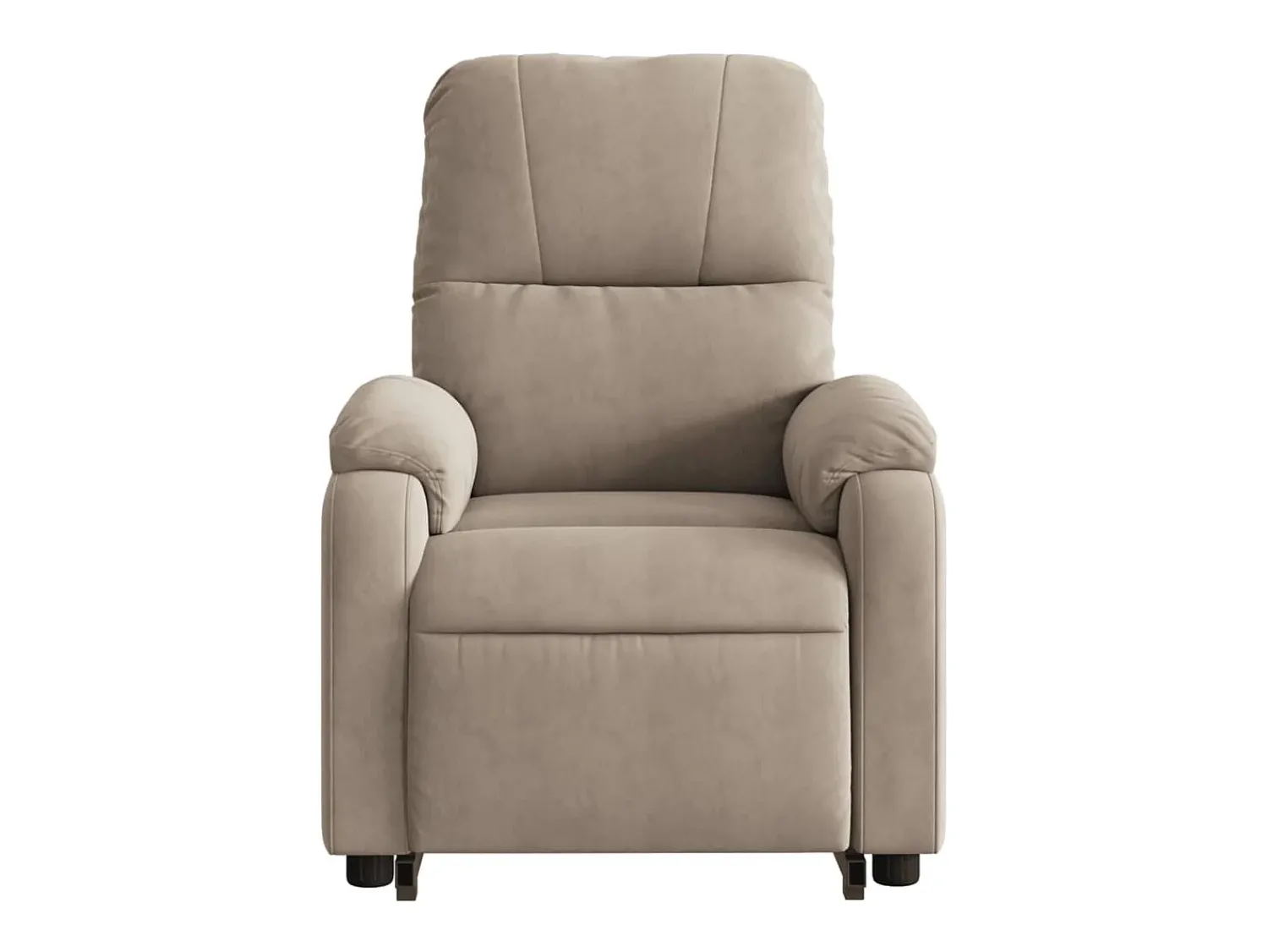 Poltrona*vidaxl Poltrona reclinável elétrica microfibra cinzento-acastanhado Taupe
