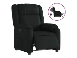 Discount Poltrona reclinável elétrica couro artificial PT243854 Preto