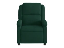 Best vidaxl Poltrona reclinável elétrica veludo -escuro Verde