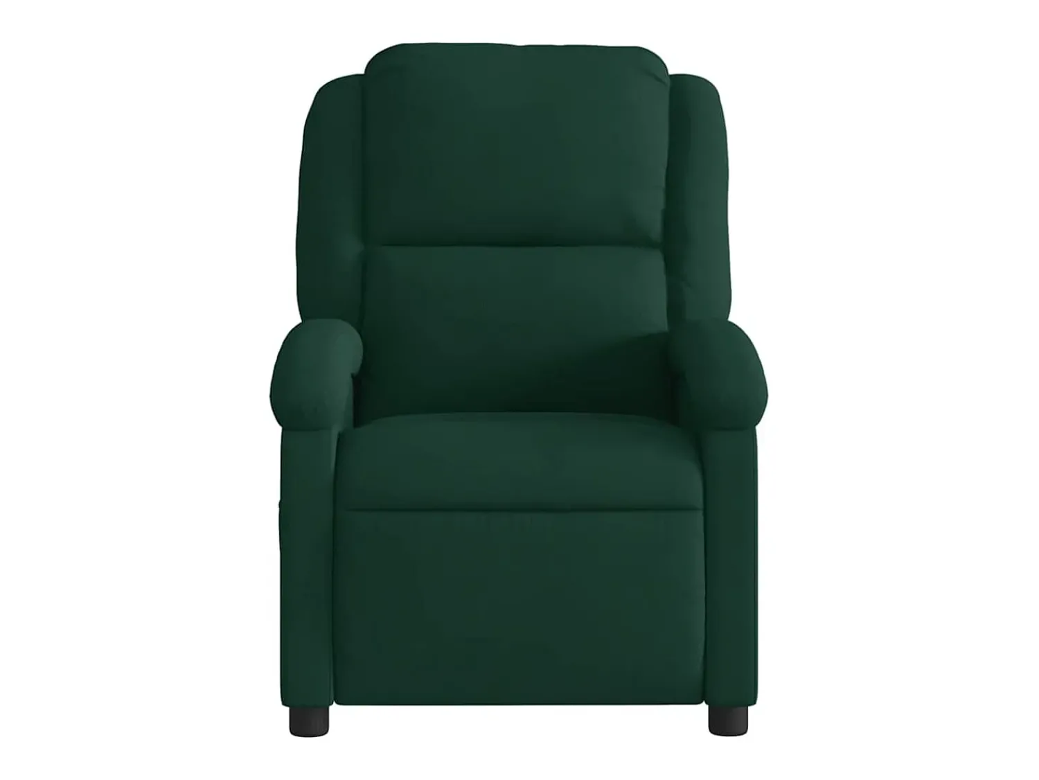 Best vidaxl Poltrona reclinável elétrica veludo -escuro Verde