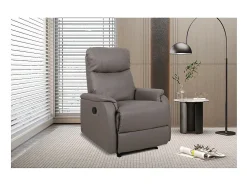 Poltrona*Meublorama Poltrona reclinável manual TOKIO na cor Taupe