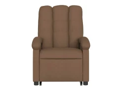 Poltrona* Poltrona reclinável massagens | Poltrona Confortável tecido SHL632760 Castanho