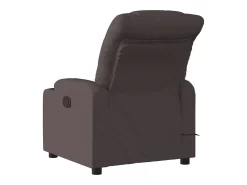Poltrona| Poltrona reclinável massagens elétrica | Poltrona Confortável tecido -escuro SHL208170 Castanho