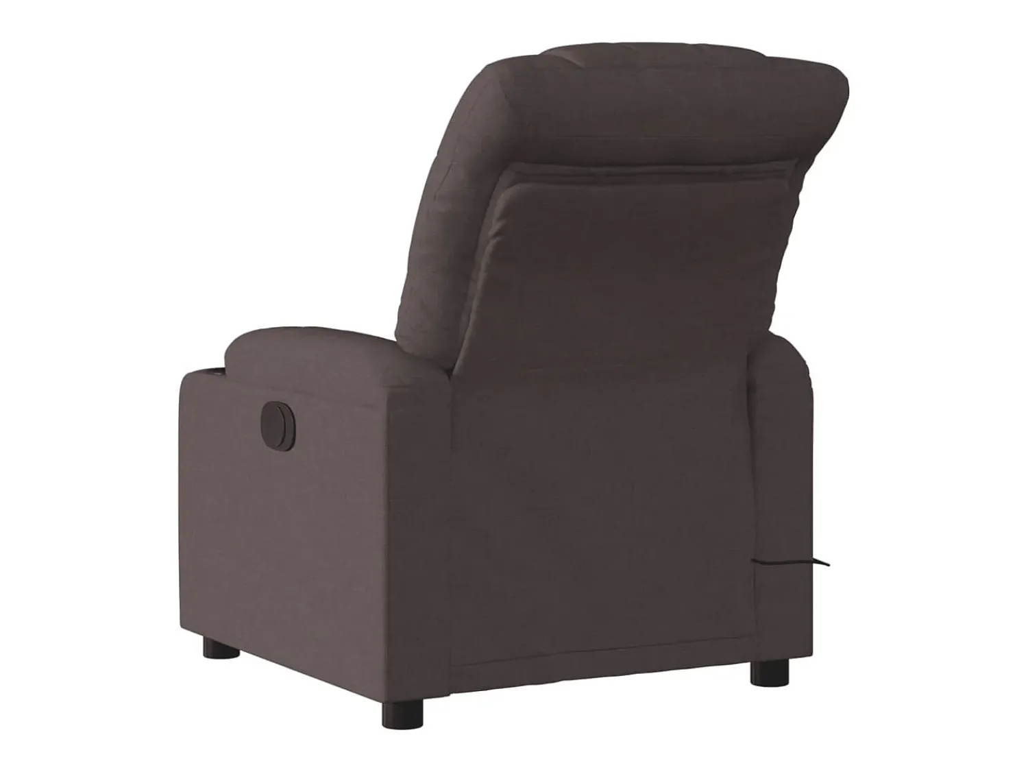 Poltrona| Poltrona reclinável massagens elétrica | Poltrona Confortável tecido -escuro SHL208170 Castanho