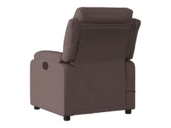 Poltrona reclinável massagens elétrica | Poltrona Confortável tecido -escuro SHL842580^ Poltrona