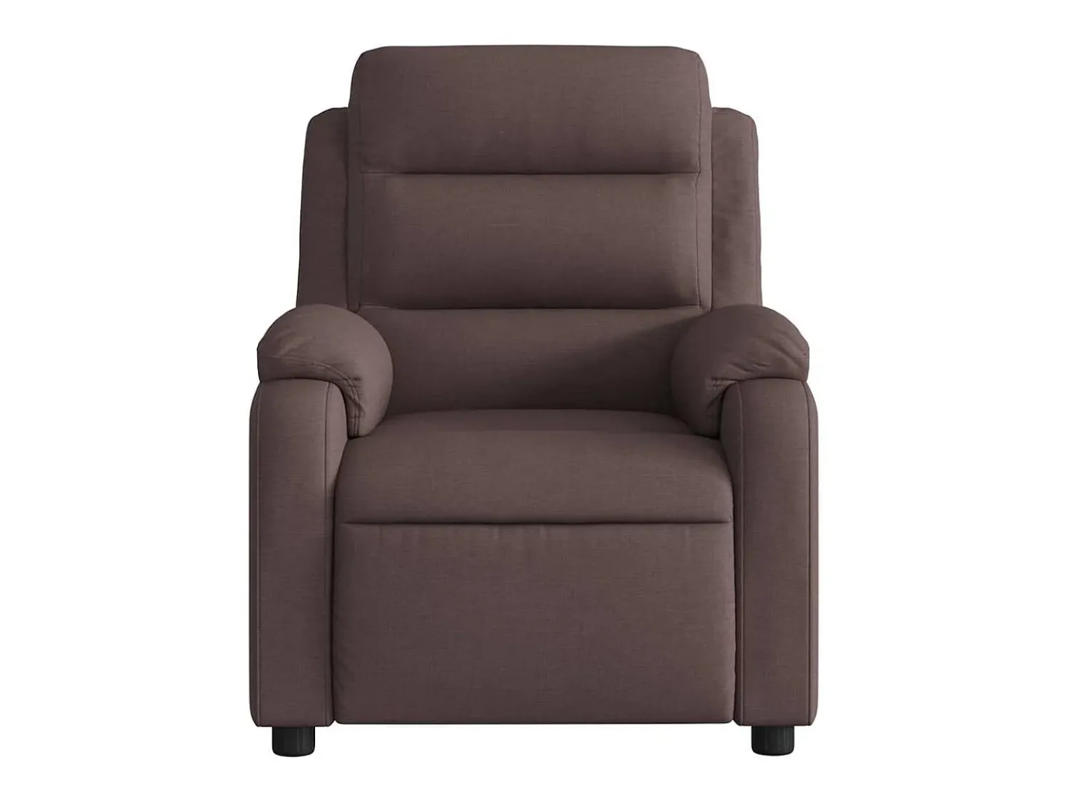 Poltrona reclinável massagens elétrica | Poltrona Confortável tecido -escuro SHL842580^ Poltrona