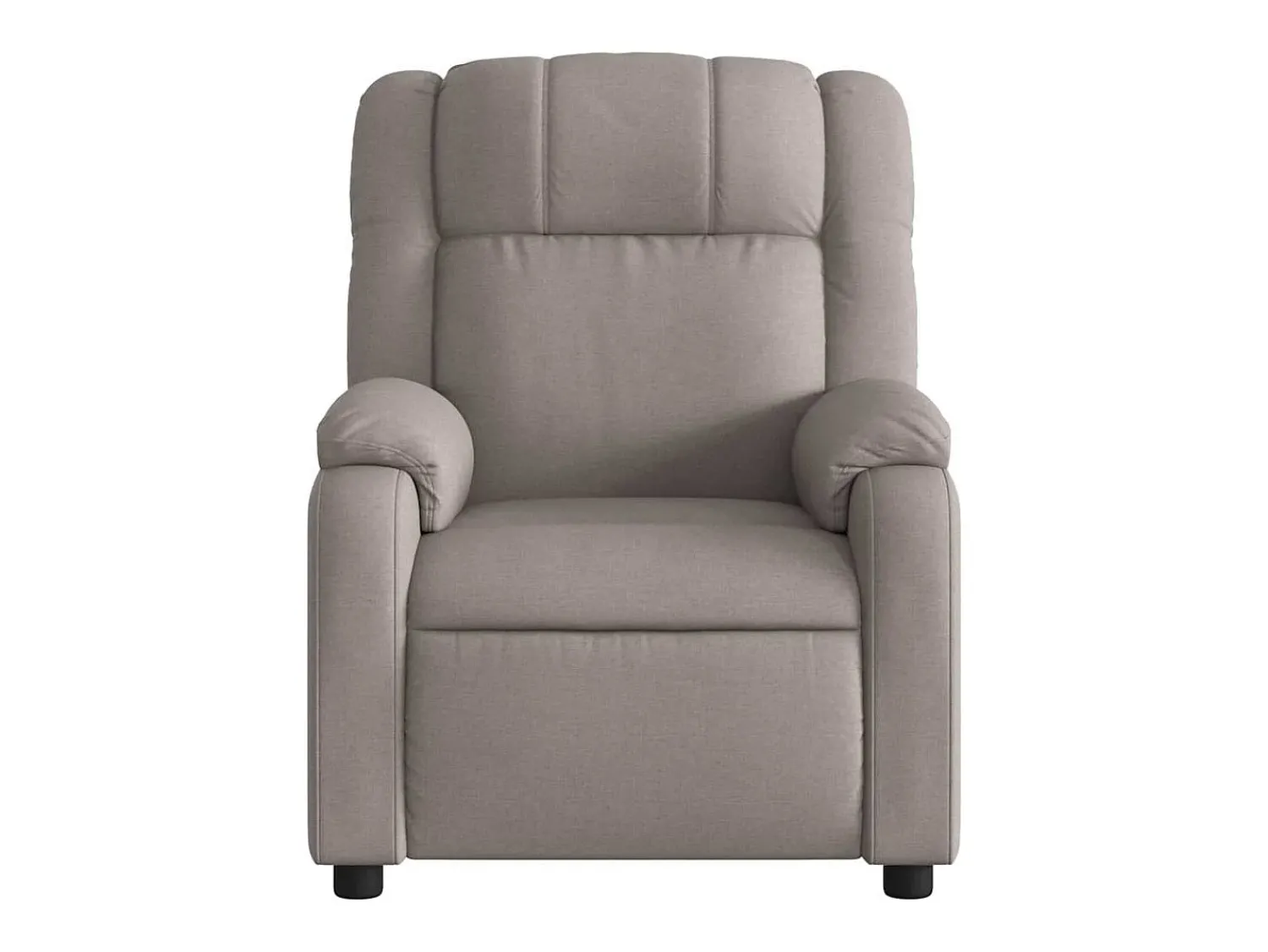 Poltrona| Poltrona reclinável massagens elétrica | Poltrona Confortável tecido cinza-acastanhado SHL926631 Taupe