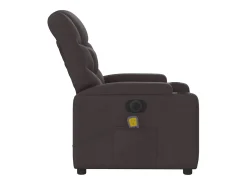 Poltrona reclinável massagens elétrica | Poltrona Confortável tecido -escuro SHL255812^ Poltrona